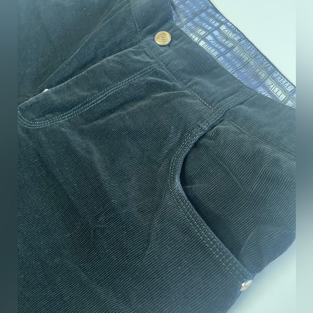 ZILLI regular fit black pants size: 52 - Picture 4 of 10
